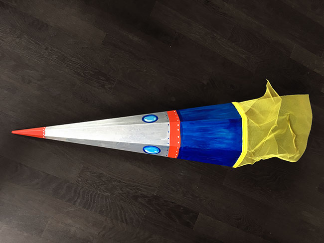 DIY Schultüte Rakete